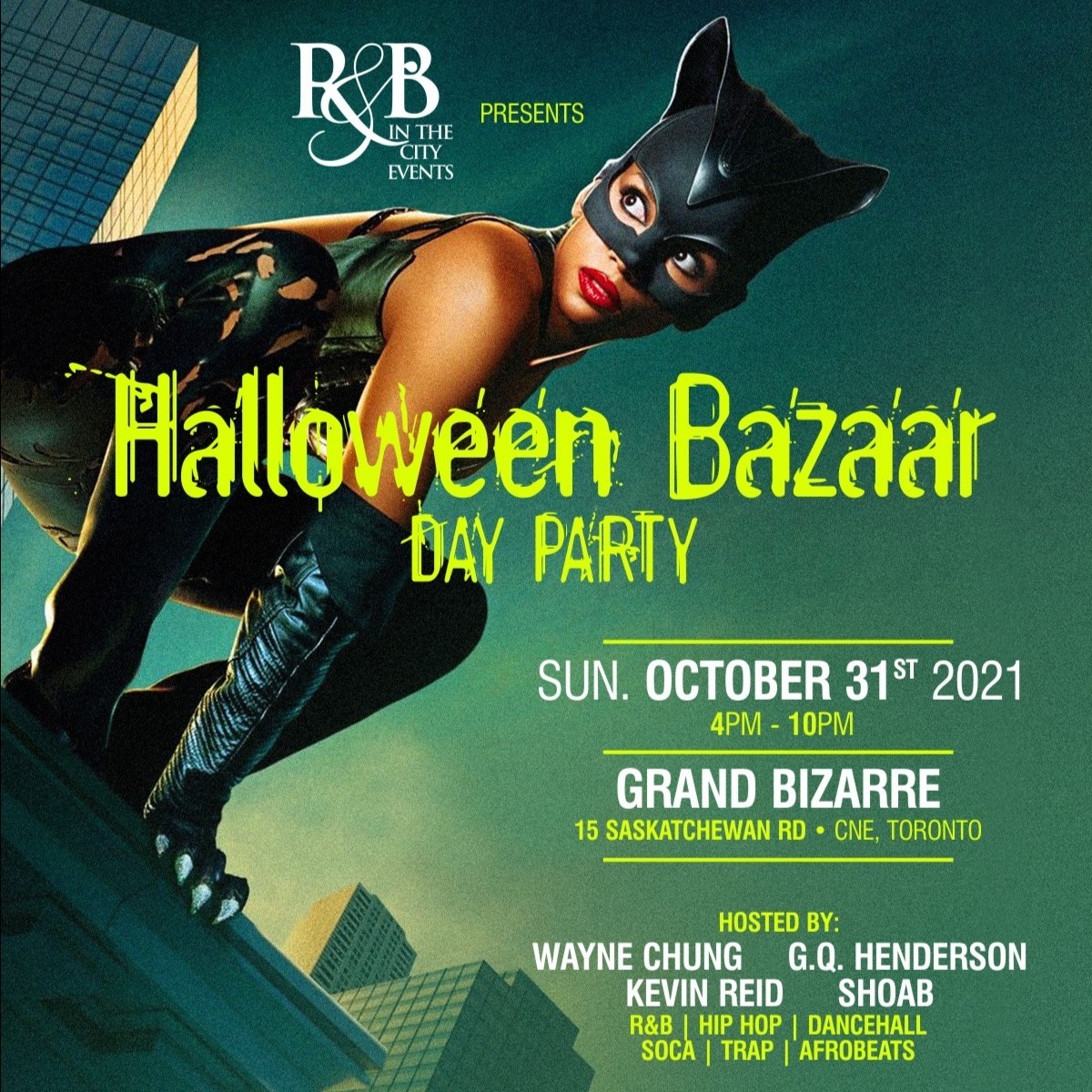 Halloween Bazaar Booths Brunch And Bottles Day Party At Grand Bizarre 