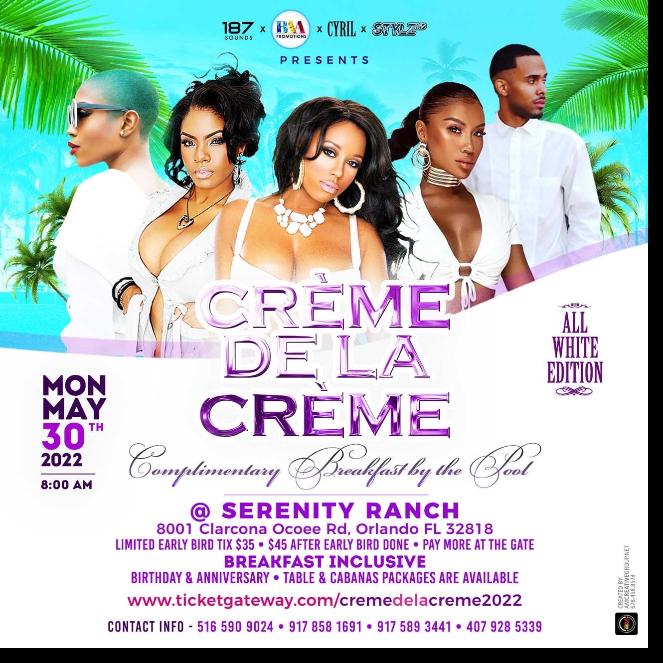 Creme De La Creme | All White Affair 