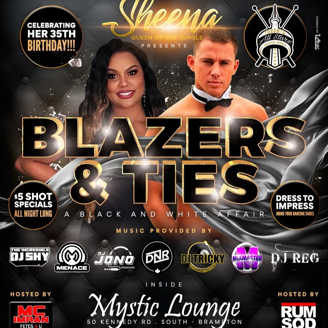 Blazers & Ties. Black And White Affair 