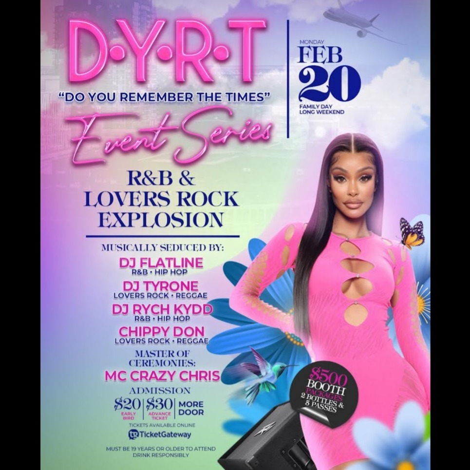 D.y.r.t. (do You Remember The Times) R&b And Lovers Rock Event Series 