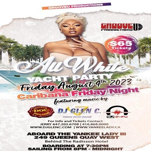 All White Yacht Party | Caribana Friday Night 