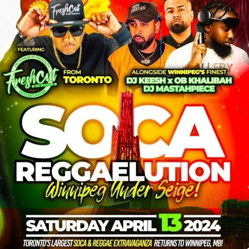 Soca Reggaelution Winnipeg 