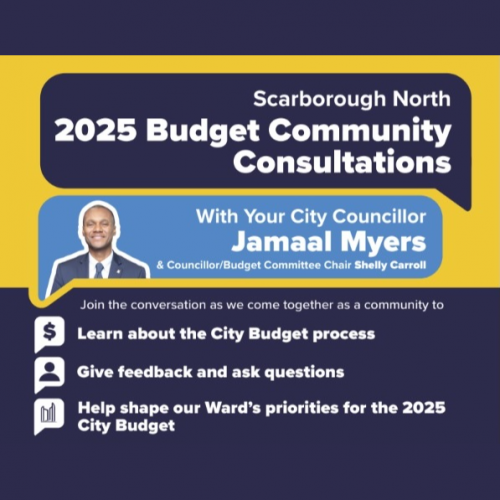 2025 Budget Community Consultation At Agincourt Recreation Centre 