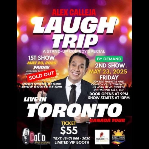 Alex Calleja Live In Toronto (2nd Show 10pm) 