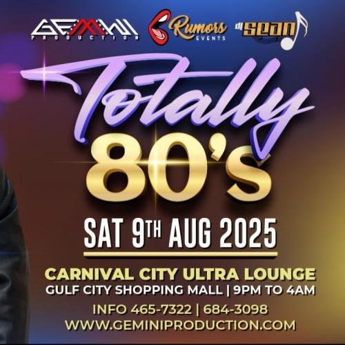 Totally 80's @ Carnival City Ultra Lounge 