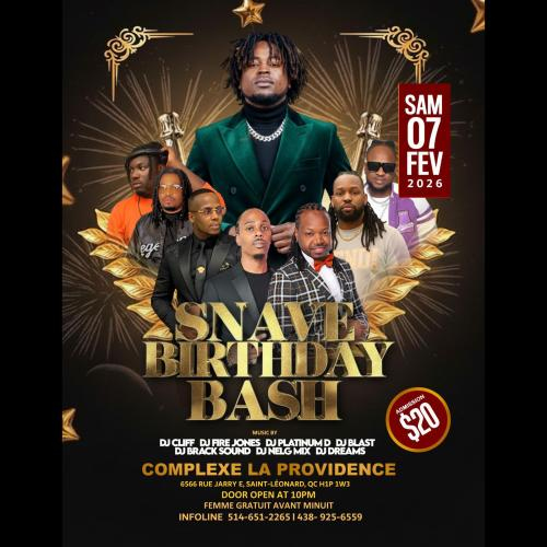 Snave Birthday Bash 2026 
