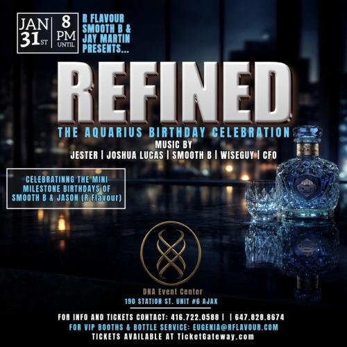 REFINED THE AQUARIUS BIRTHDAY CELEBRATION 