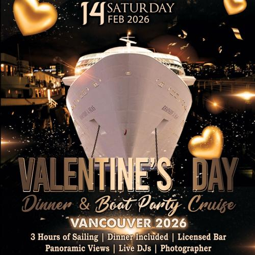 Valentine’s Day Boat Cruise Vancouver 2026 | Dinner & Dance Party 