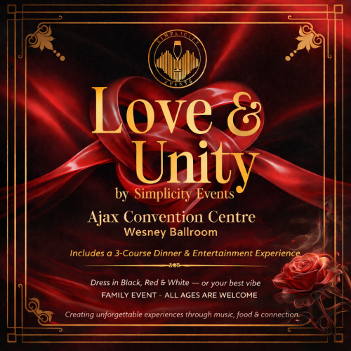 Love and Unity - A 3 Course Dining & Entertainment Experience (Love & Unity) 