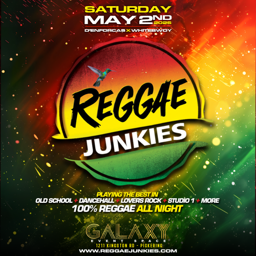 REGGAE JUNKIES - Saturday May 2, 2026 