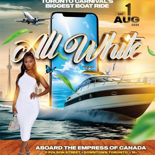 ALL WHITE BOAT RIDE CARIBANA 2026 