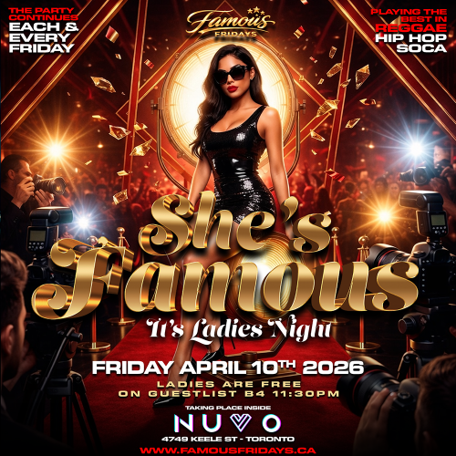 She’s Famous - A Famous Fridays Special Event 
