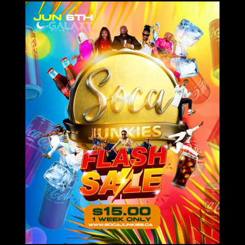 SOCA JUNKIES - RUM AND COKE EDITION 