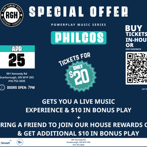 Philcos at Rama Gaming House Scarborough 