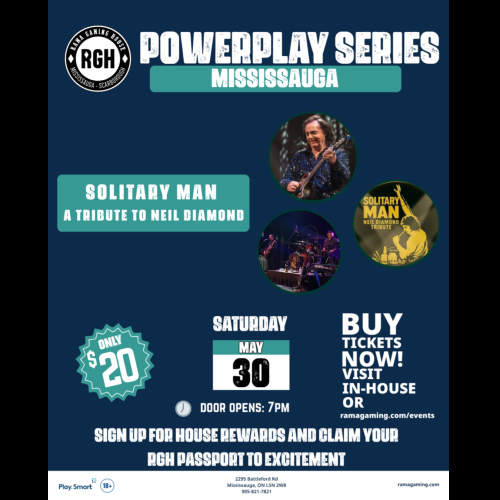 Solitary Man at Rama Gaming House Mississauga 