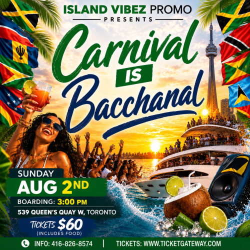 Carnival Is Bachannal - Caribana Sunday Cruise 