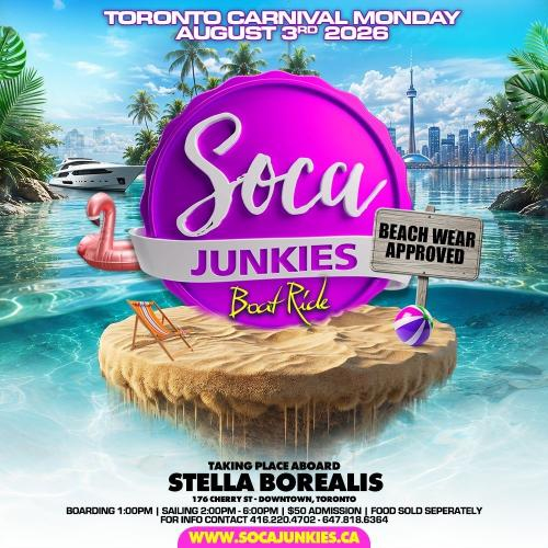 SOCA JUNKIES BOAT RIDE 2026 