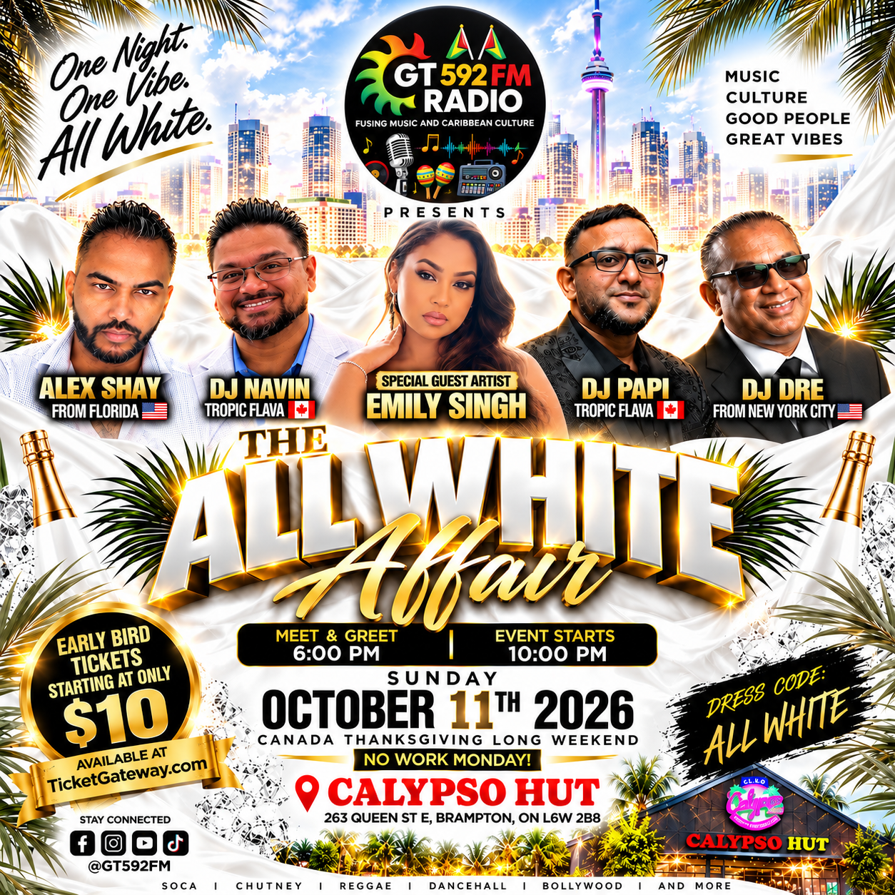 GT592FM Radio Presents: The All White Affair 