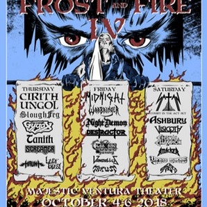 Frost And Fire Iv 2018 - Night 3 Featuring Midnight - Tickets - Ventura 