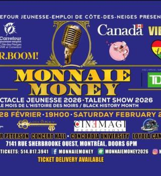 Monnaie Money Talent Show 2026 