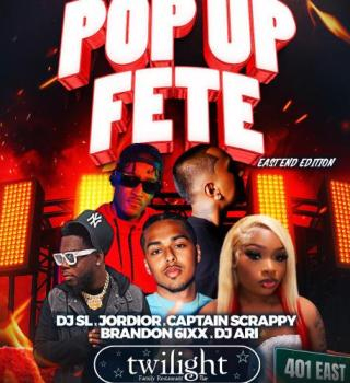 Pop Up Fete -january 23 (east Edition) 
