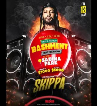 Dj Mac X Jaii Frais X Bad Sekki Presents Bashment Night Time Edition 