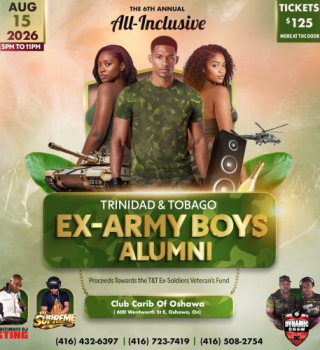T&T Ex Army Boys Alumni All-Inclusive 