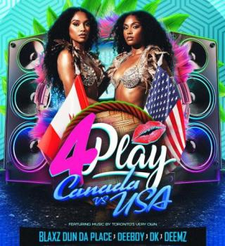 4play: Canada Vs. Usa | Caribana Friday July 31st | 905 Lounge 