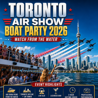 Toronto Air Show Boat Party 2026 | Watch From The Water 
