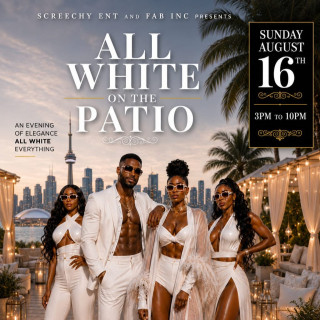 All White On The Patio 