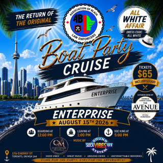 Association of Black Law Enforcers All White Boat Cruise 