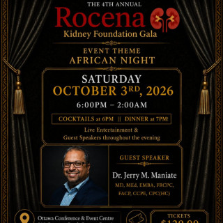 4th Annual Rocena Kidney Foundation Gala - African night 