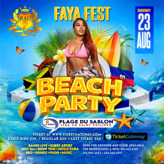 Faya Fest: Beach Party 