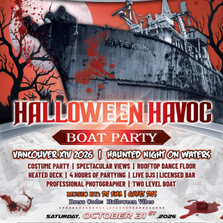 HALLOWEEN HAVOC BOAT PARTY VANCOUVER XIV 2026 | HAUNTED NIGHT ON WATERS 