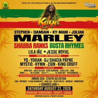 Kaya Fest Toronto With Stephen Marley, The Marley Family, Shabba Ranks, Busta Rhymes… 