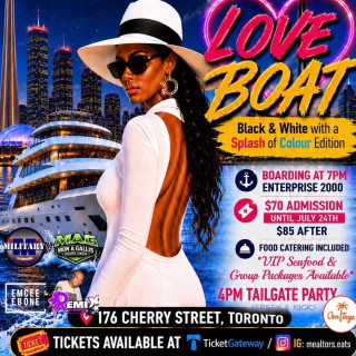 LOVE BOAT - Black & White with a Splash of Colour Edition 