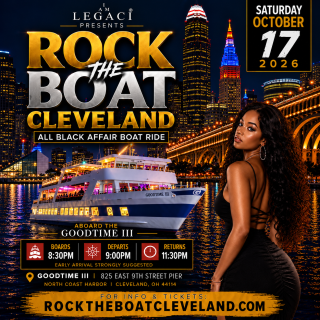 ROCK THE BOAT CLEVELAND | All Black Affair Boat Ride 
