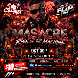 Mas-acre 2026 - Rise Of The Machine - Halloween Fete 